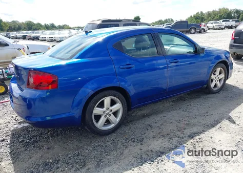 2013 Dodge Avenger Se from USA, damaged, VIN 1C3CDZAB8DN644767